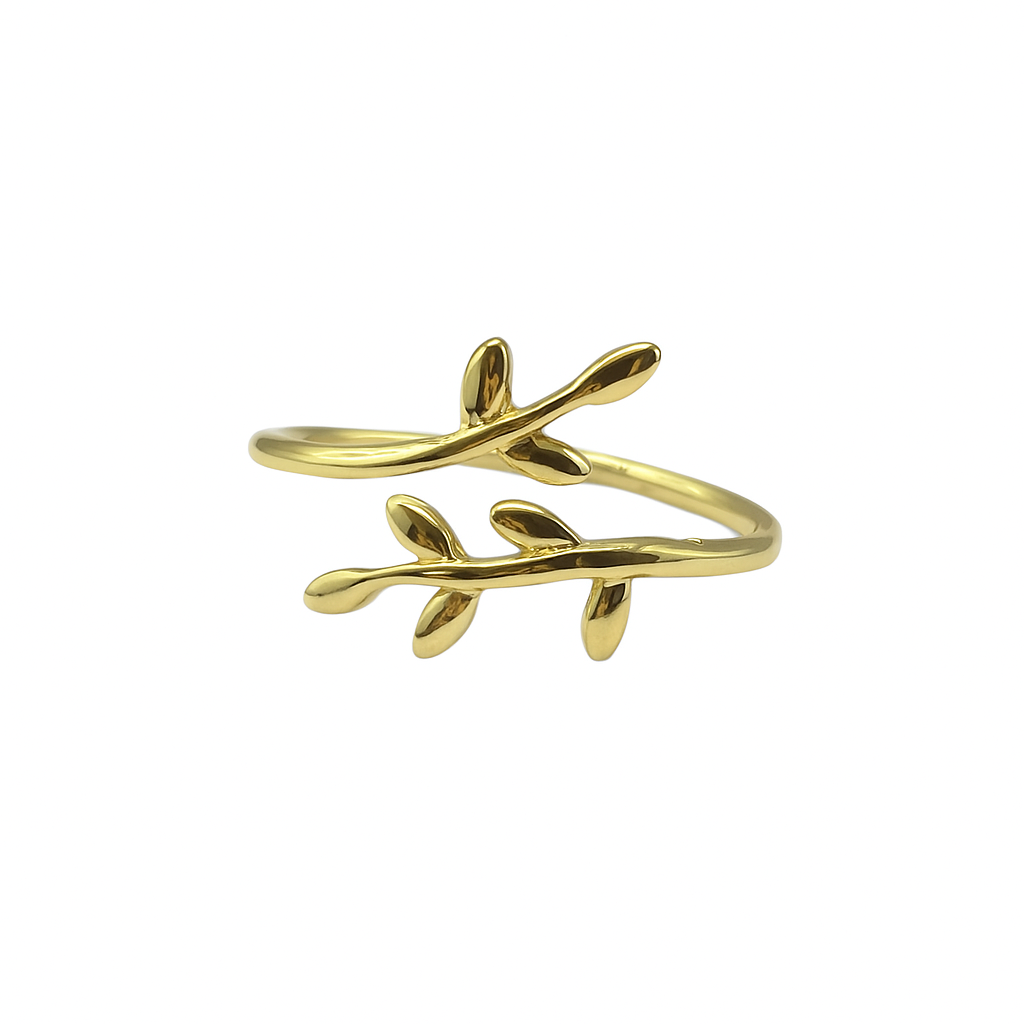 Twining Leaves Ring