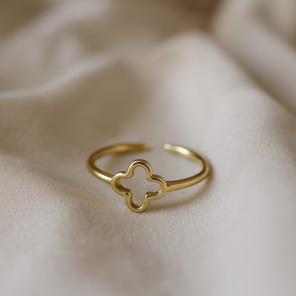 Cross Charm Ring
