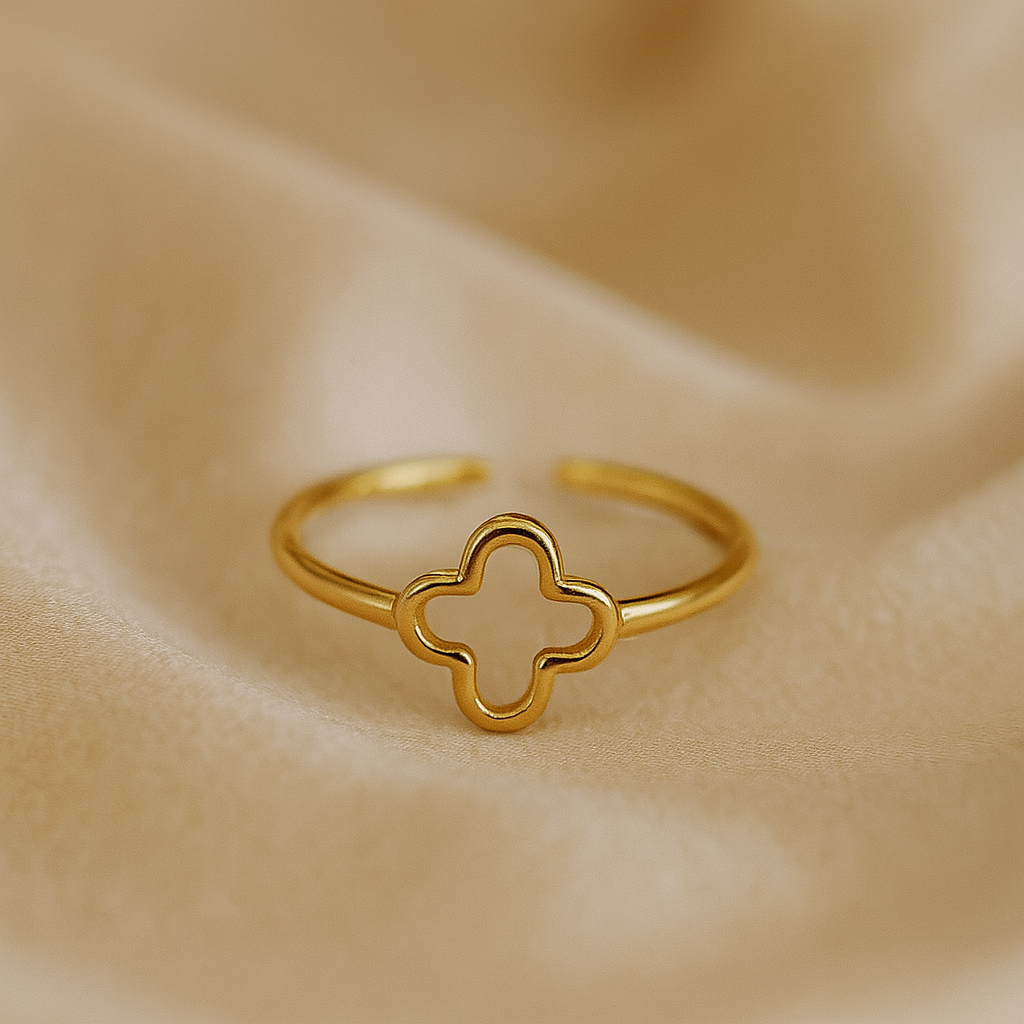 Cross Charm Ring