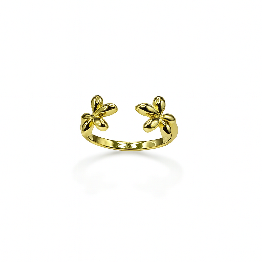 Twin Flora Ring