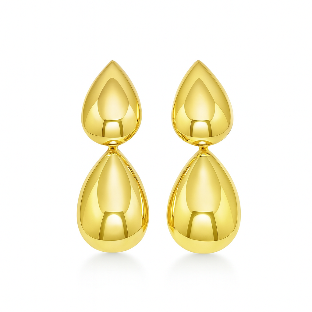 Dual Drop Earrings
