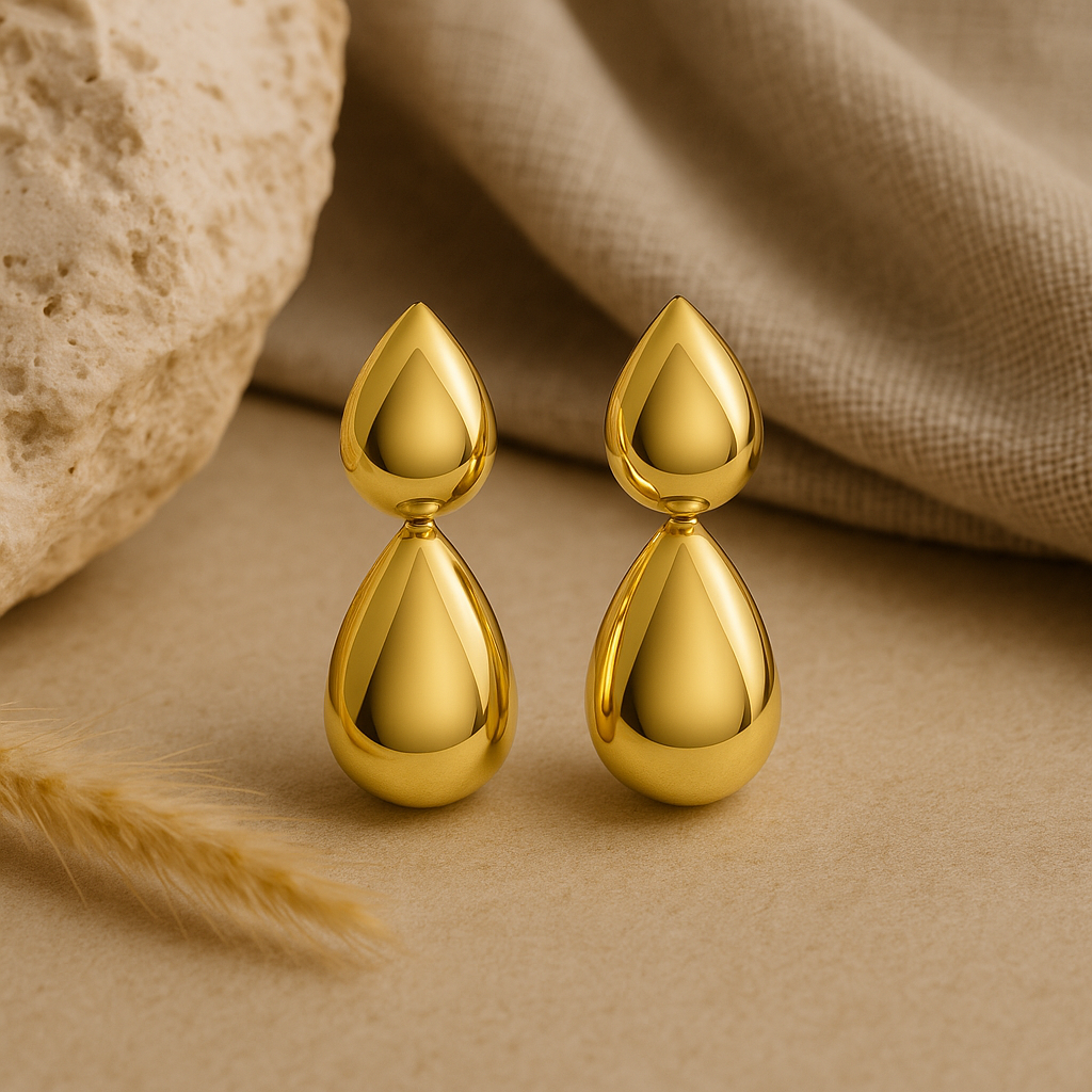 Dual Drop Earrings