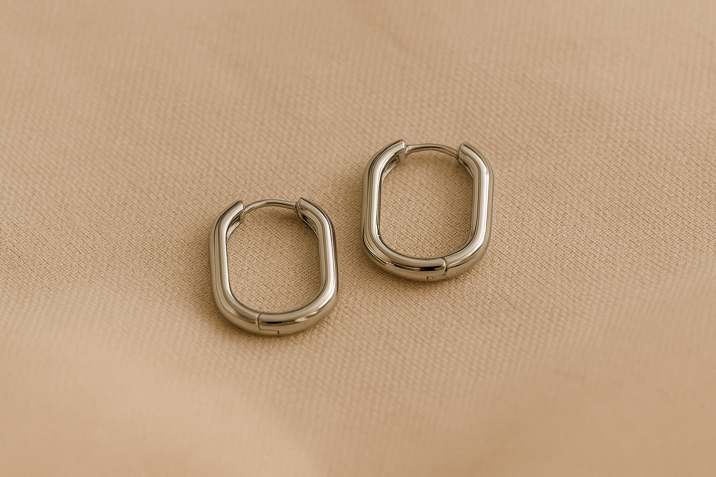 Oval Hoop Earrings