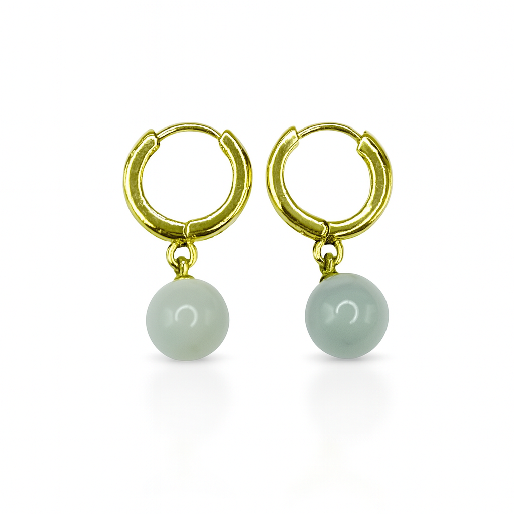 Moonstone Magic Hoop Earrings