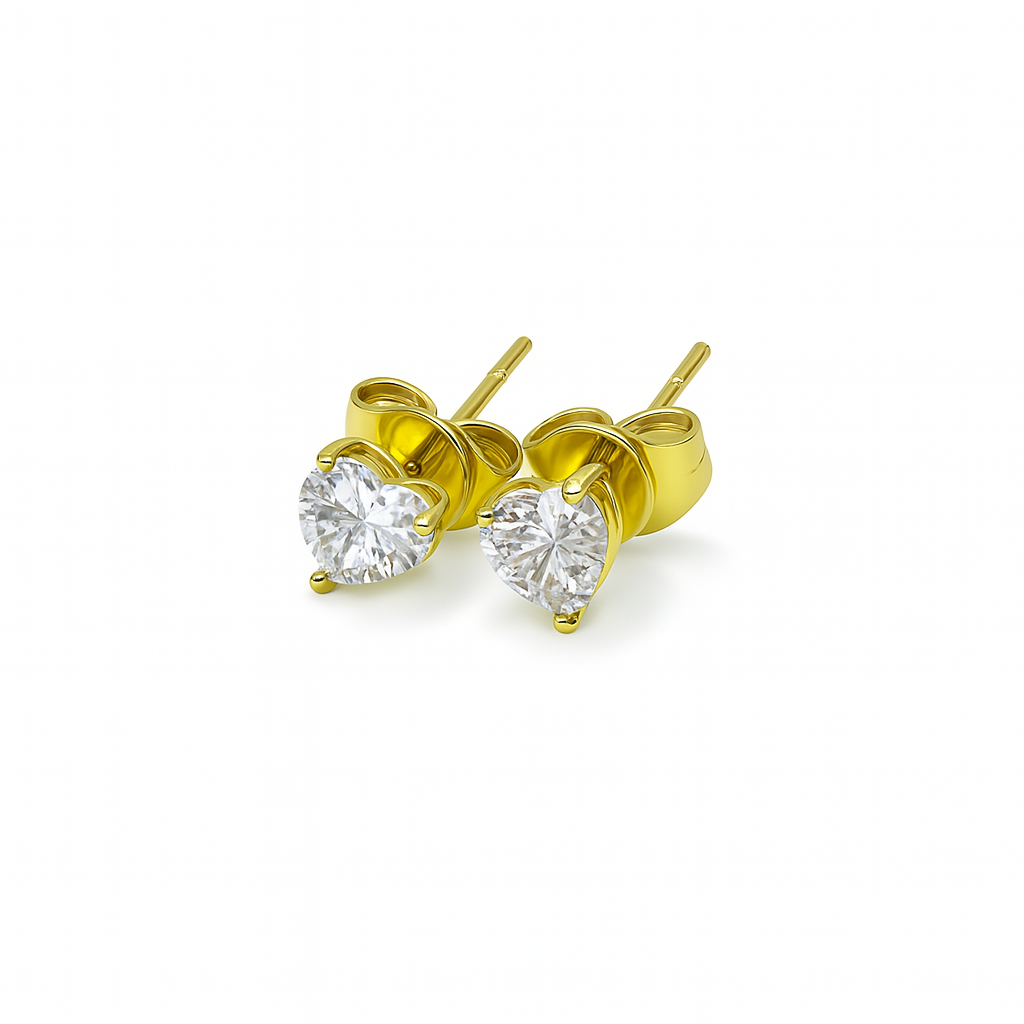 Sparkling Mini Heart Studs