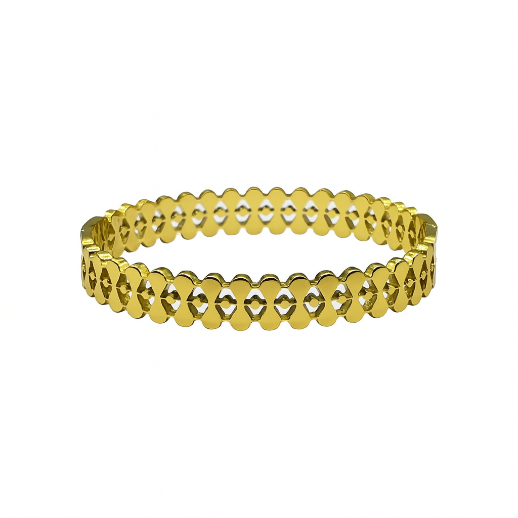 Golden Hoops Bracelet