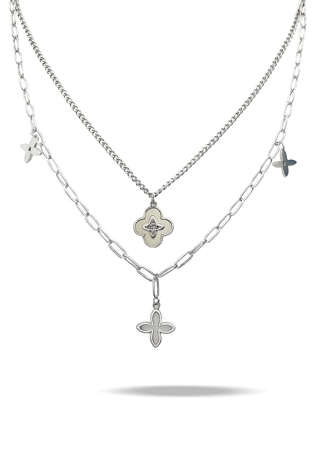 Silver Blooming Necklace