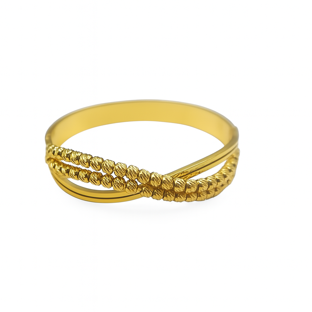 Beaded Gold Bracelet