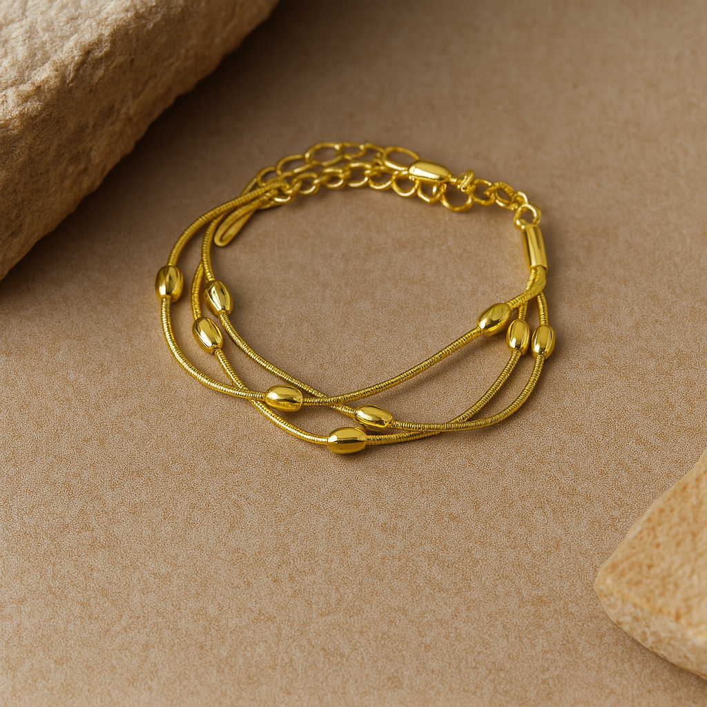 Golden Bead Bracelet