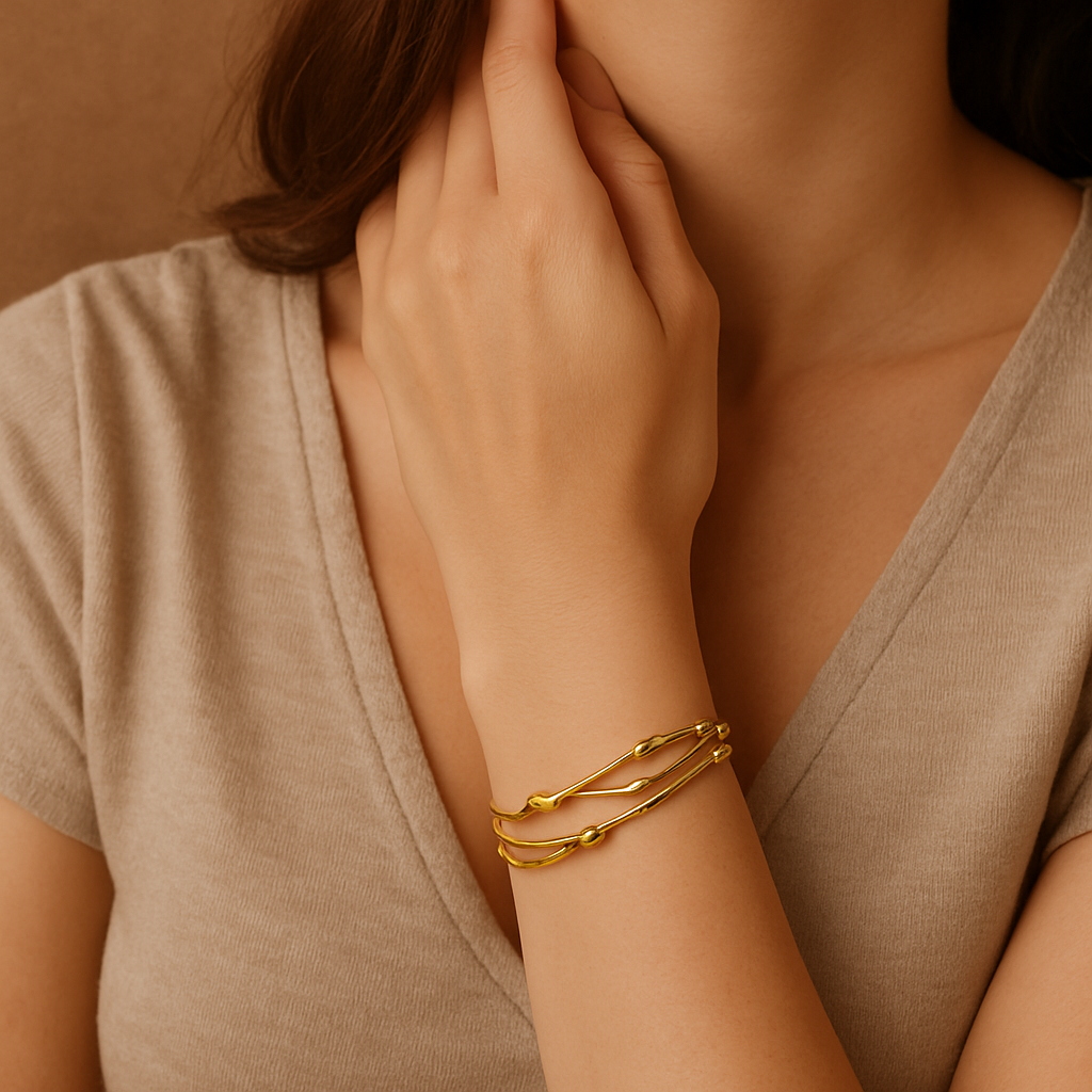Golden Bead Bracelet