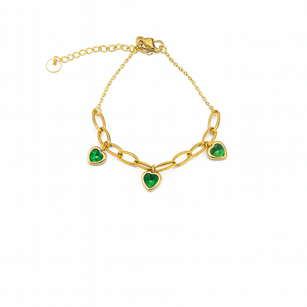 Heart Charm Bracelet