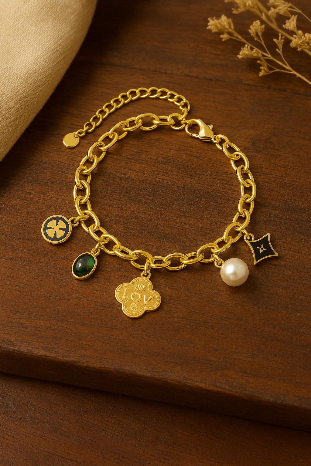 Dazzling Charm Bracelet
