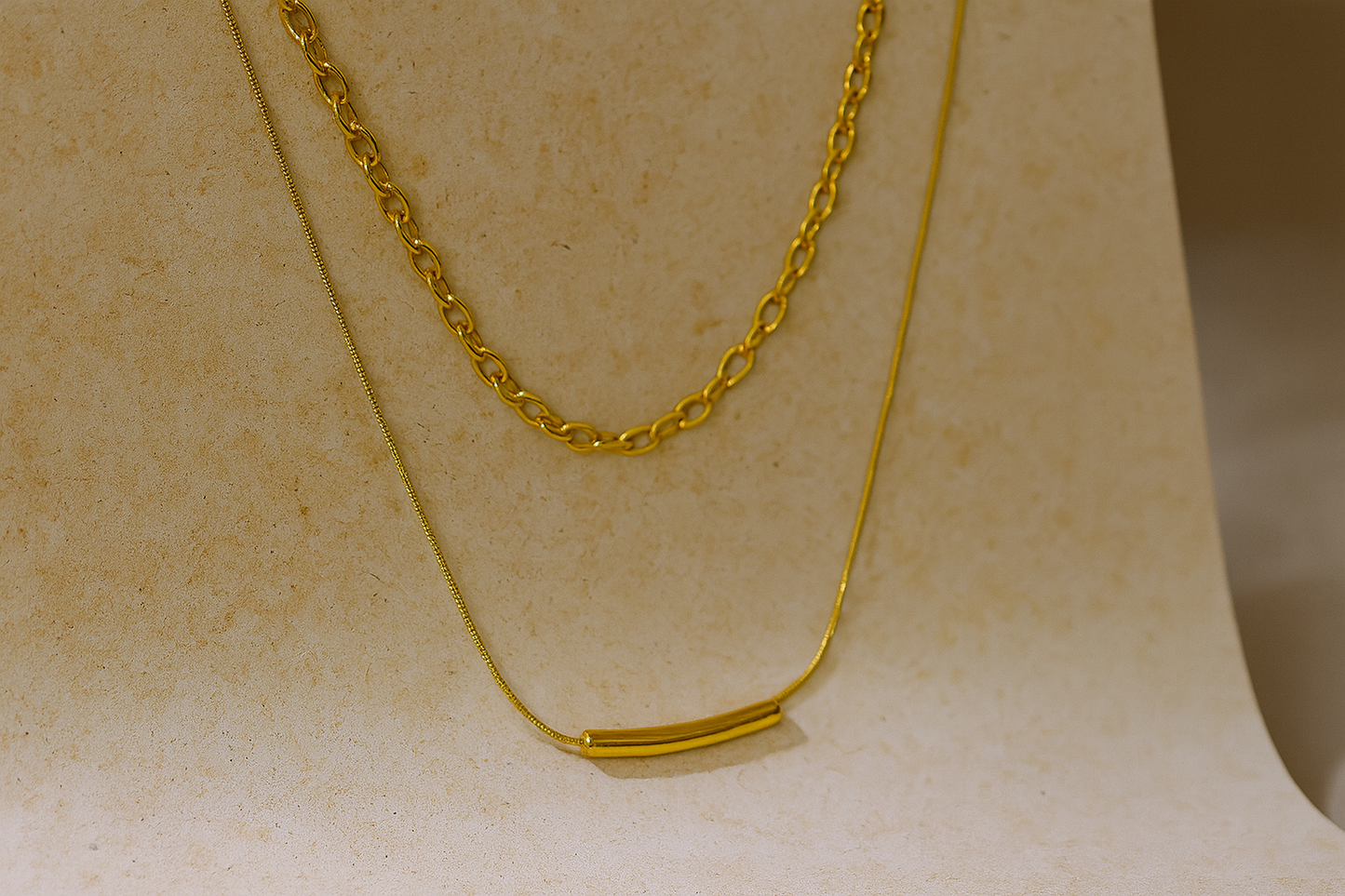 Layered Bar Necklace