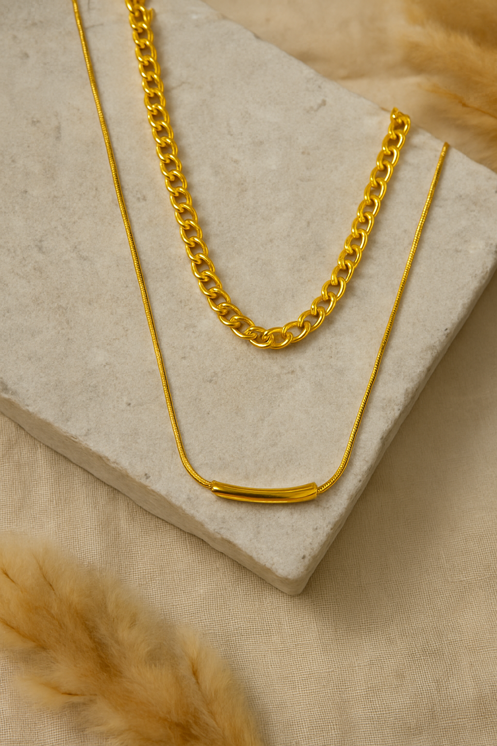 Layered Bar Necklace