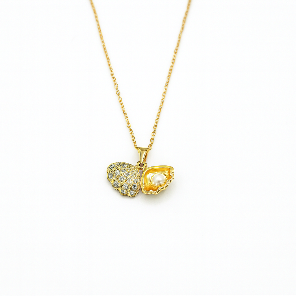Crystal Shell Necklace