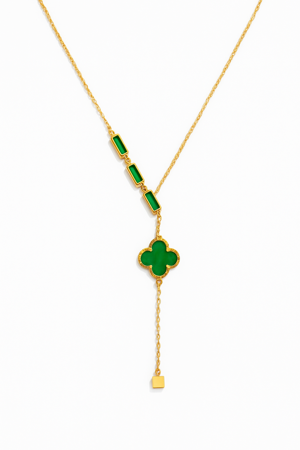 Green Clover Necklace