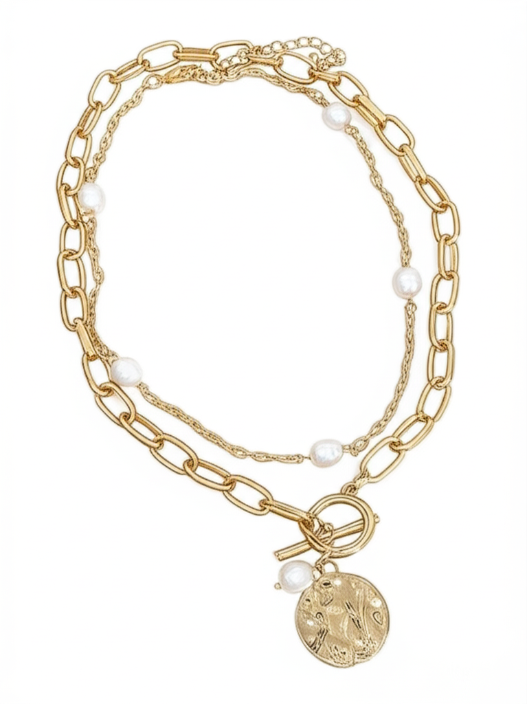 Layered Pearl Necklace