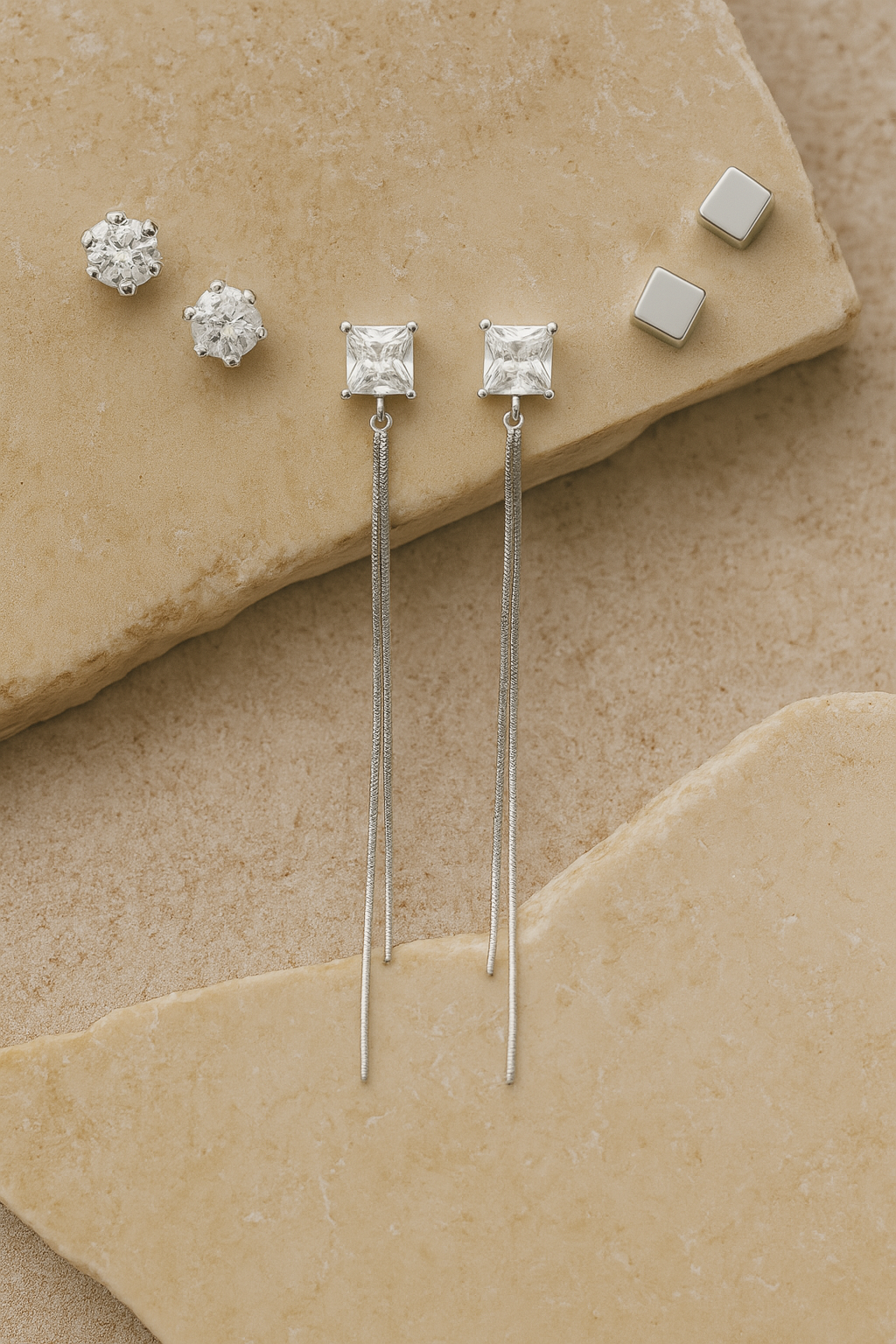 Sparkling Earrings Set