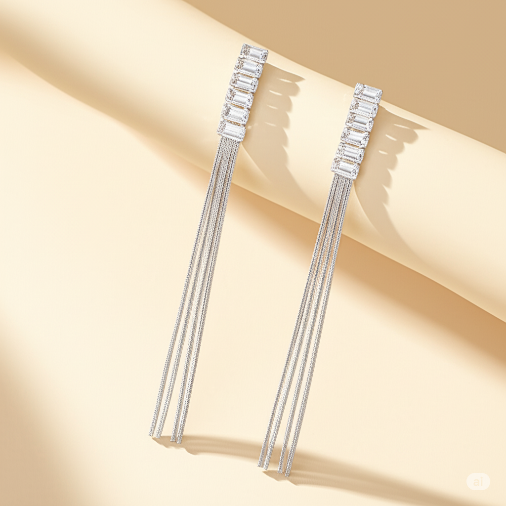 Dazzling Tassel Earrings