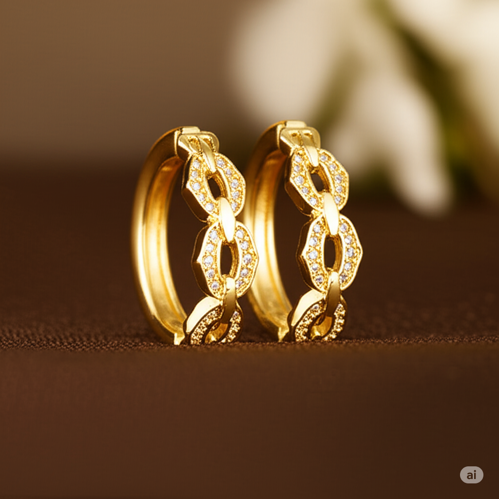 Bling Hoop Earrings