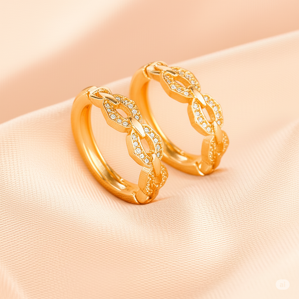 Bling Hoop Earrings