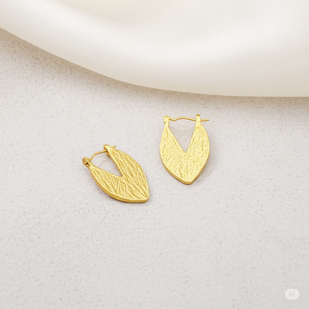 Gold Leaf Earrings