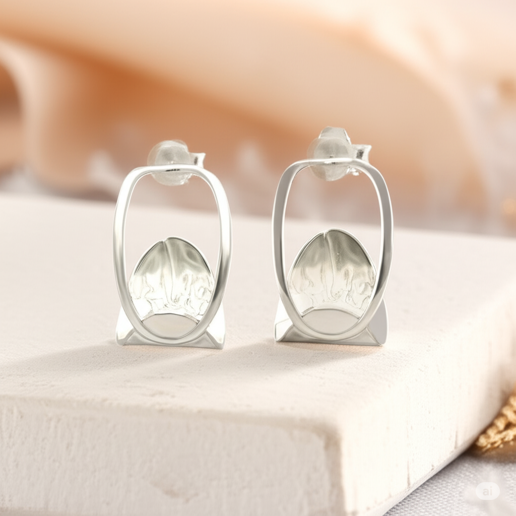 Modern Hoop Earrings