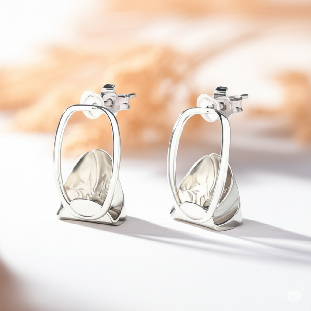 Modern Hoop Earrings