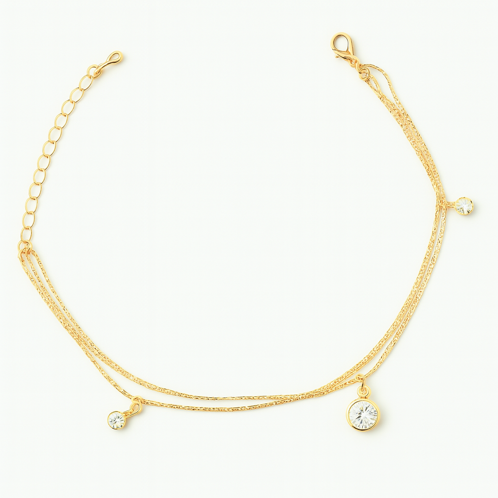 Dainty Layered Anklet