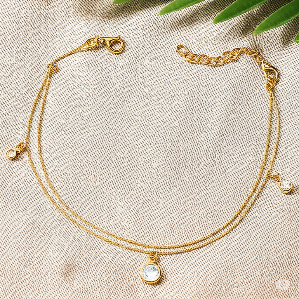 Dainty Layered Anklet