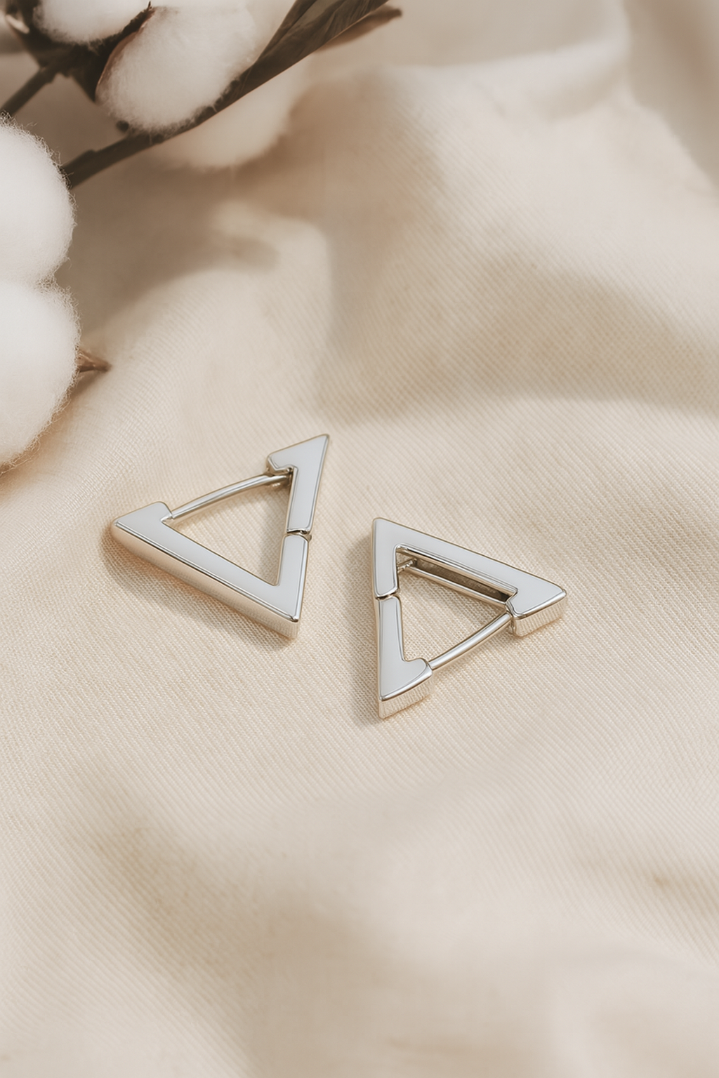 Triangular Drop Earrings