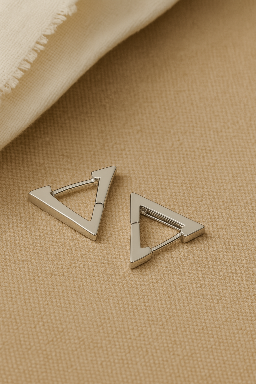 Triangular Drop Earrings