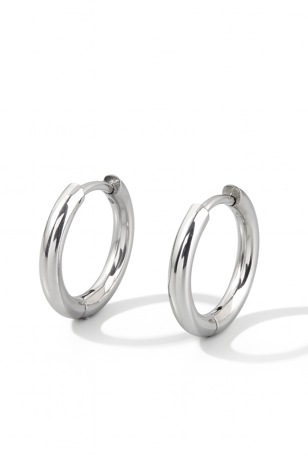 Orbital Silver Hoops