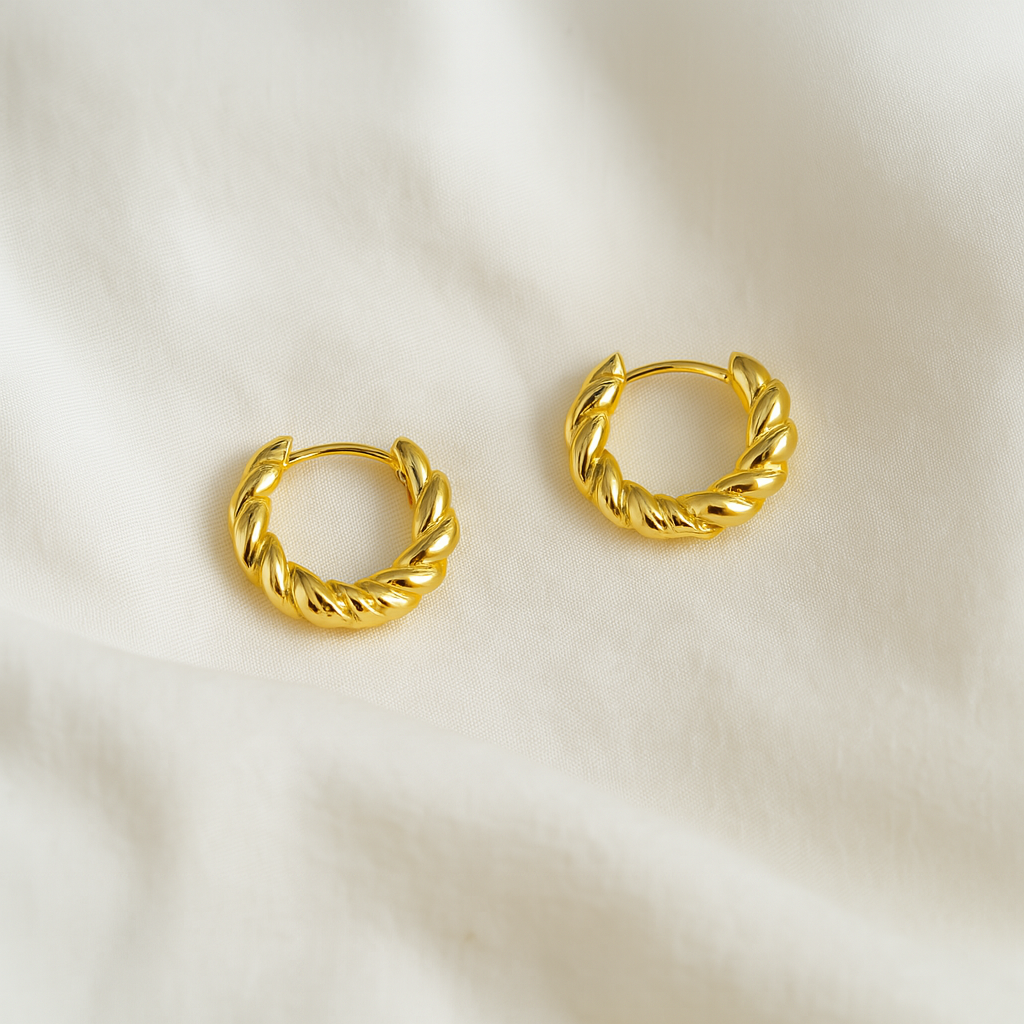 Braided Hoop Earrings