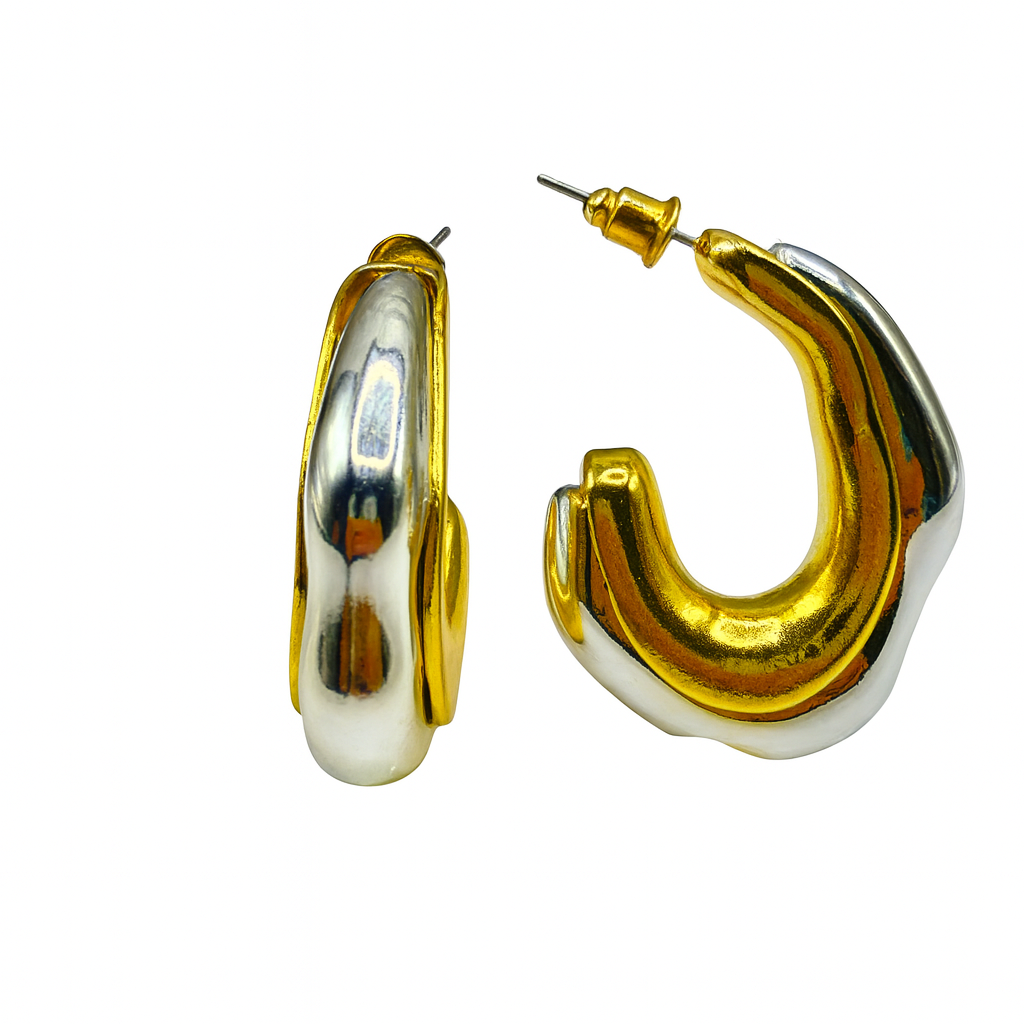 Gemini Swirl Hoops