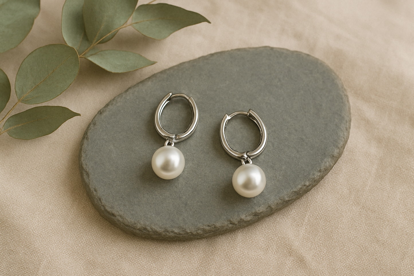 Serene Pearl Drop Earrings