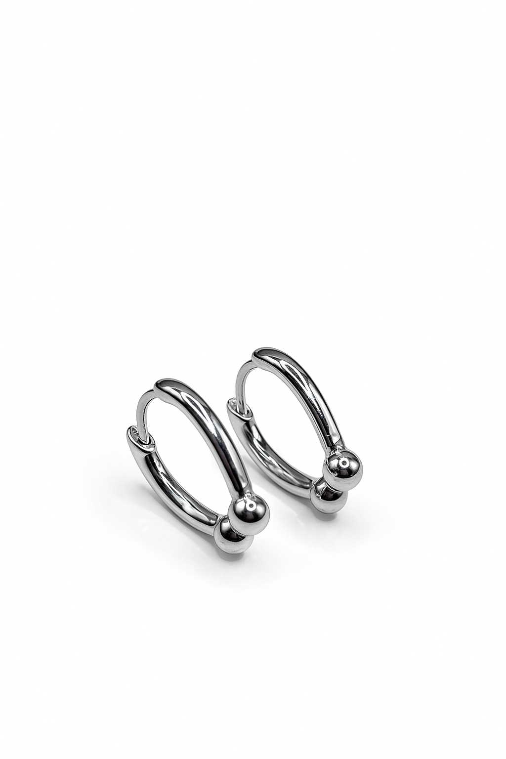 Bead Huggie Earrings