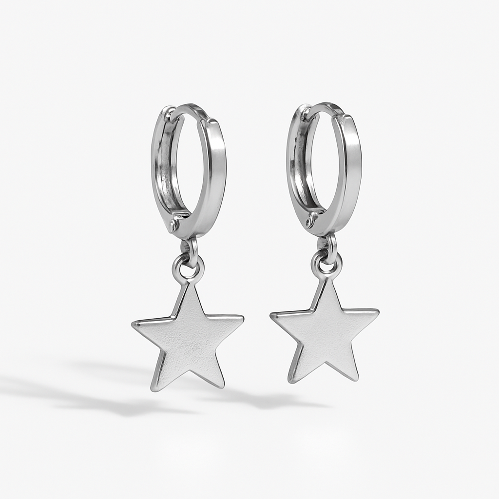 Dangle Star Earrings