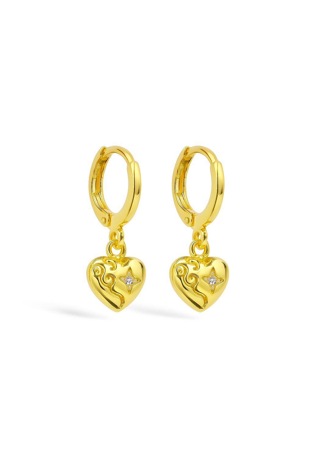 Petite Heart Hoops