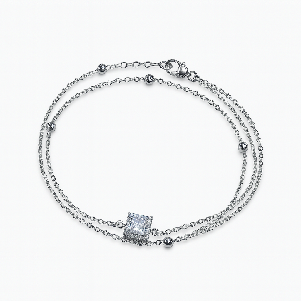 Shimmer Square Bracelet