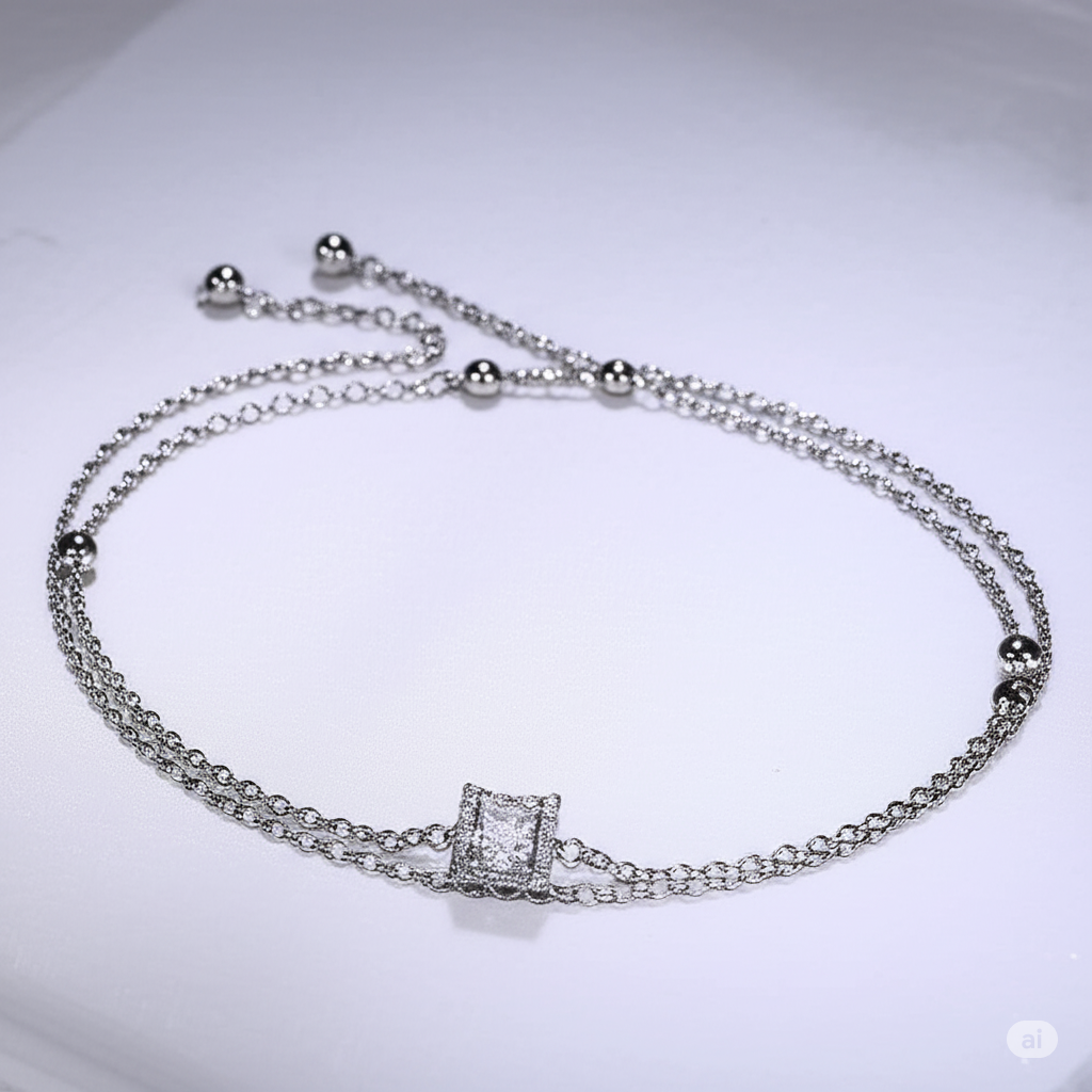 Shimmer Square Bracelet