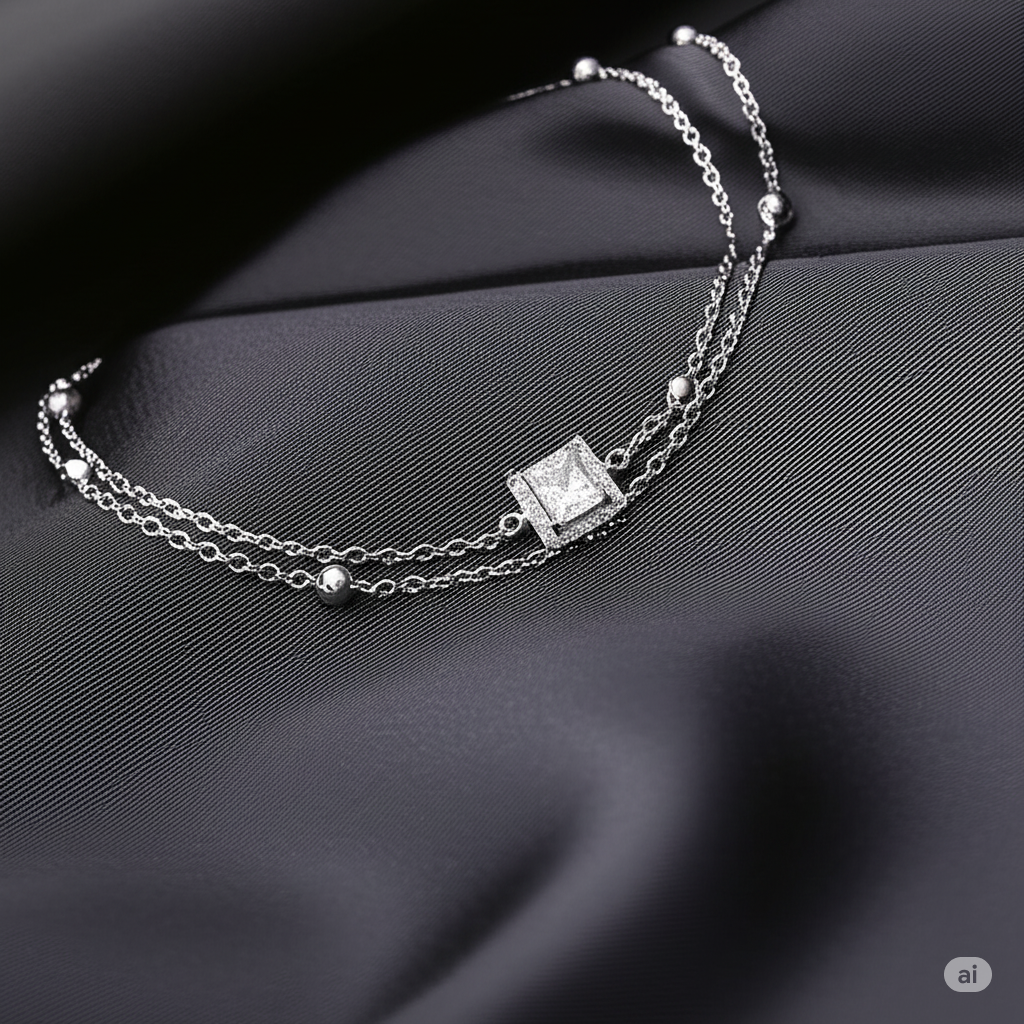 Shimmer Square Bracelet
