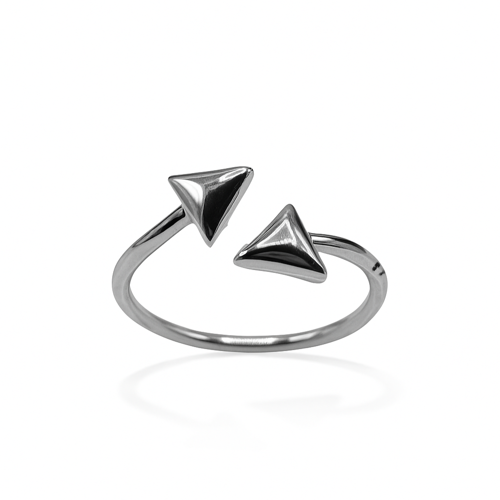 Twin Triangle Ring
