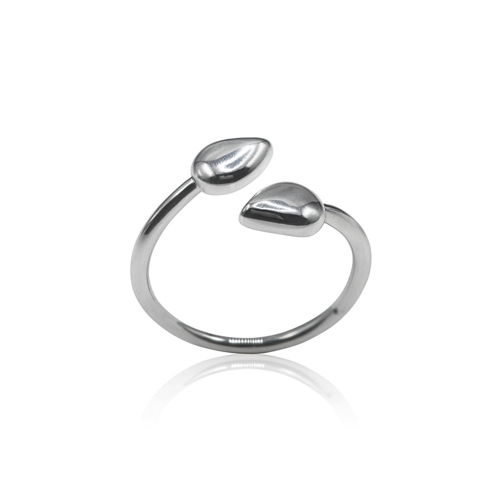 Twin Teardrop Ring