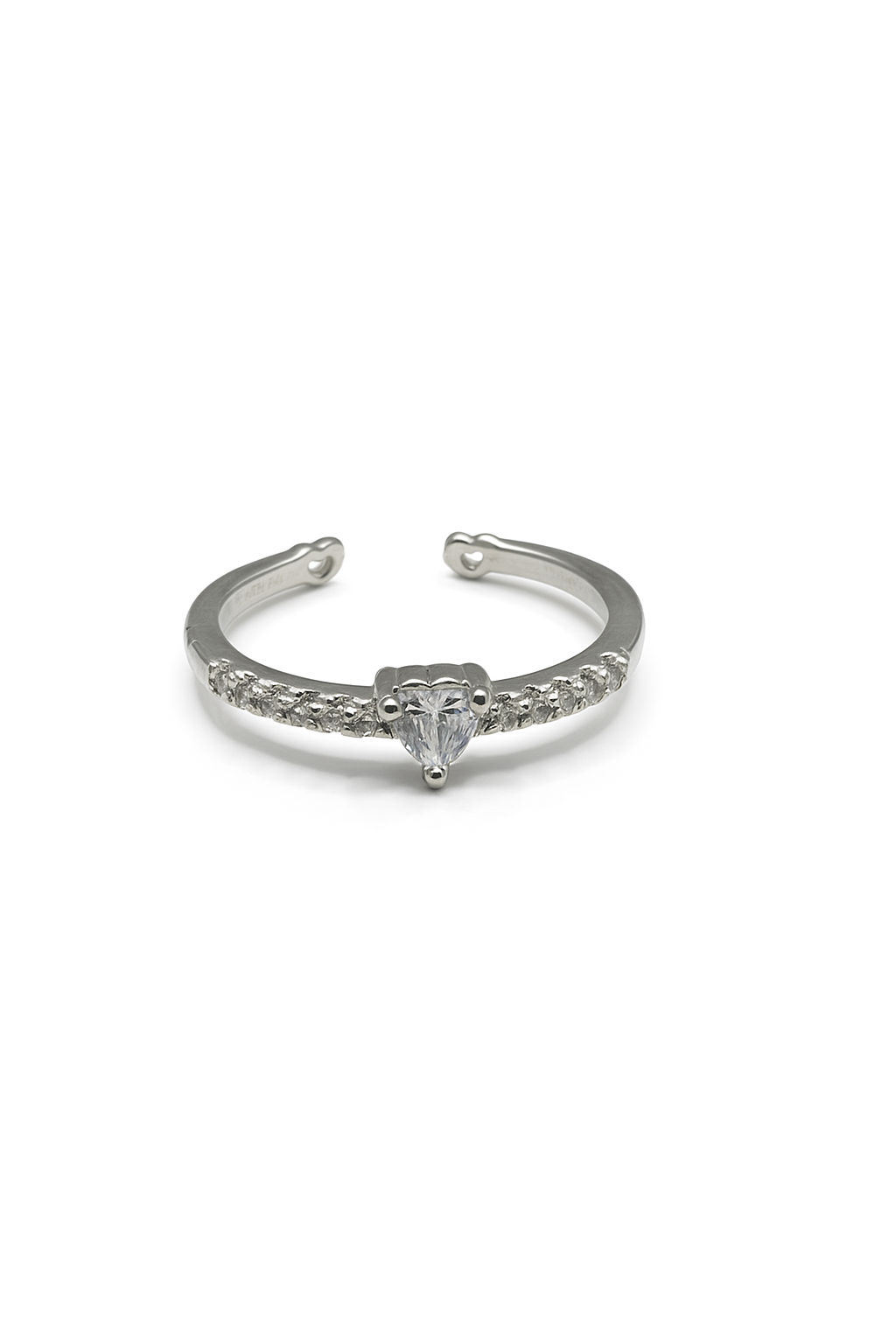 Sparkling Heart Ring