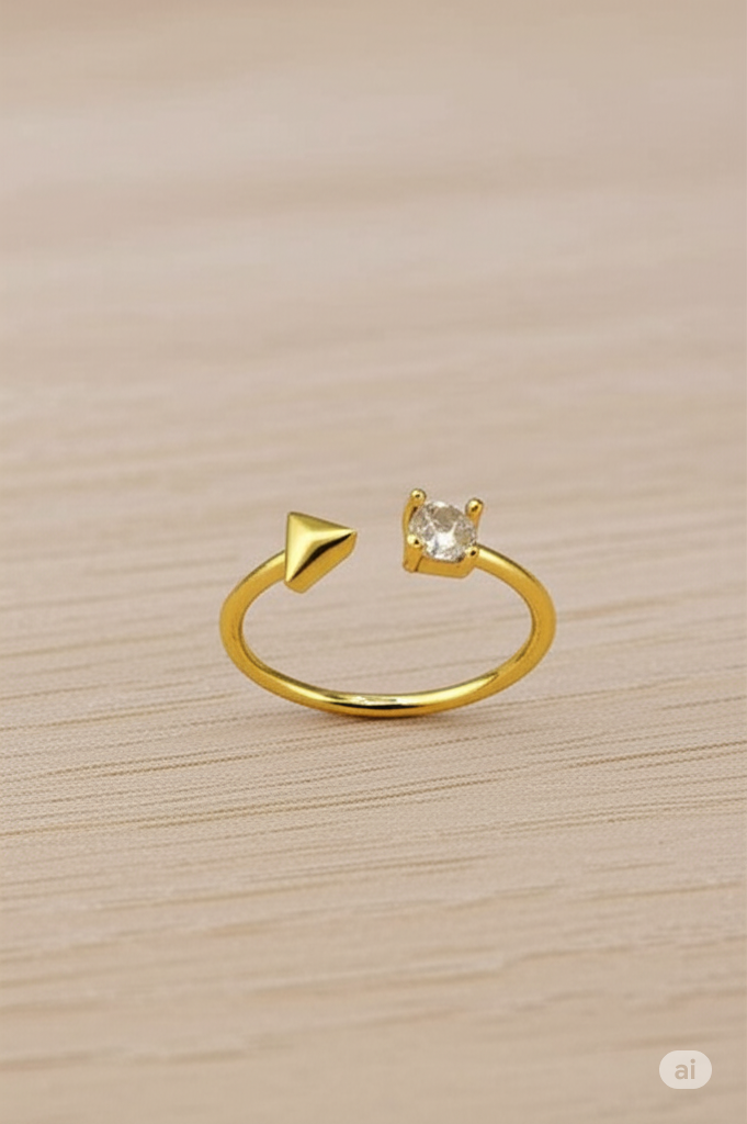 Arrow Point Spark Ring
