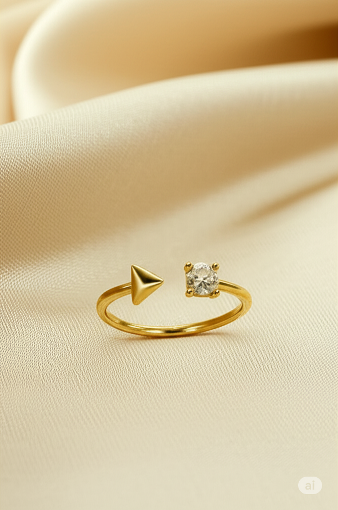 Arrow Point Spark Ring