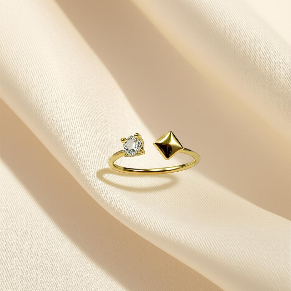 Arrow Point Spark Ring