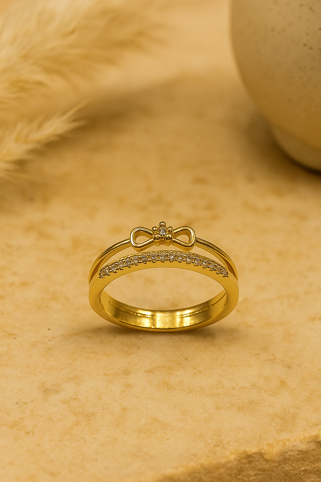 Bow Sparkle Ring