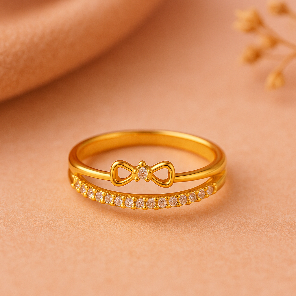 Bow Sparkle Ring